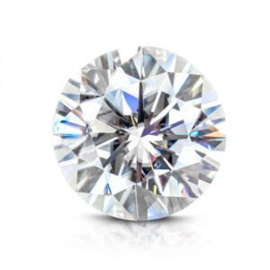 White Round Shape Moissanite