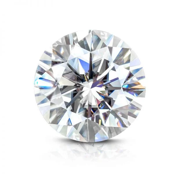 White Round Shape Moissanite